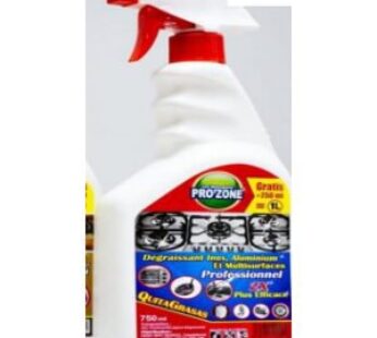 pro’zone degraisonteinox. alimuniom et multisurfaces. 750ml