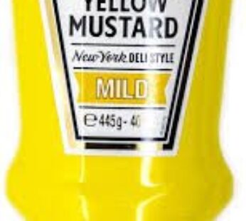 Heinz yellow mustard mild 445g