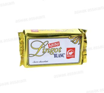 Macao chocolat mini lingot blanc 450g