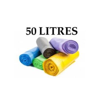 Sacs Poubelle 50 Litres 10 Pieces