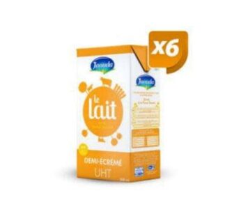 Jaouda Lait Demi-Ecreme UHT Pack x6 500ml