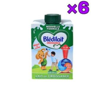 Bledilait Croissance Lait UHT Pack x6 500ml