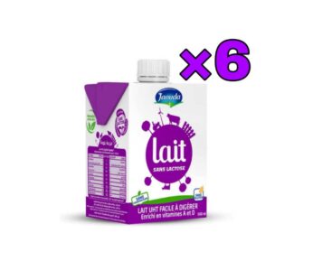 Jaouda Lait Sans Lactose Uht Pack 6 ? 500 Ml